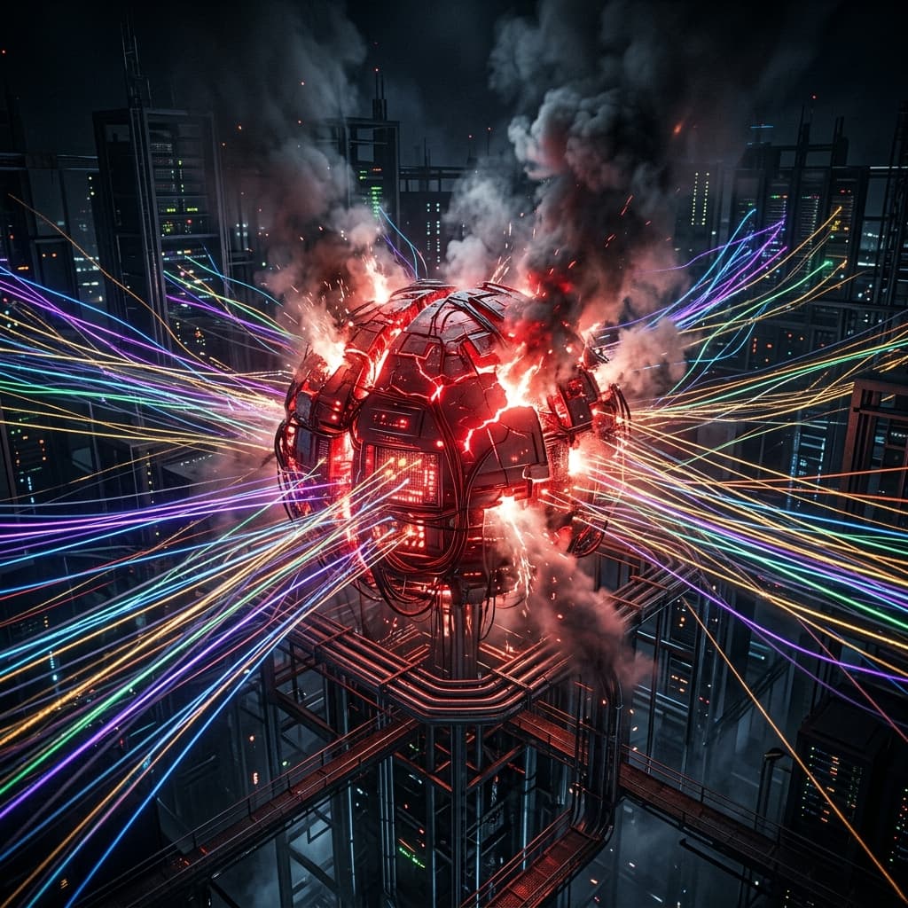 The metadata bottleneck — a single controller node overwhelmed by millions of data streams