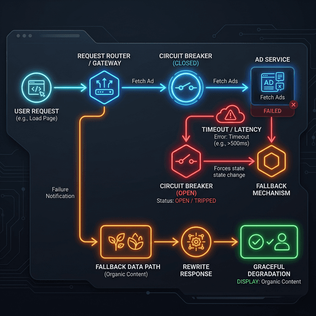 System Failure Fallback Flowchart