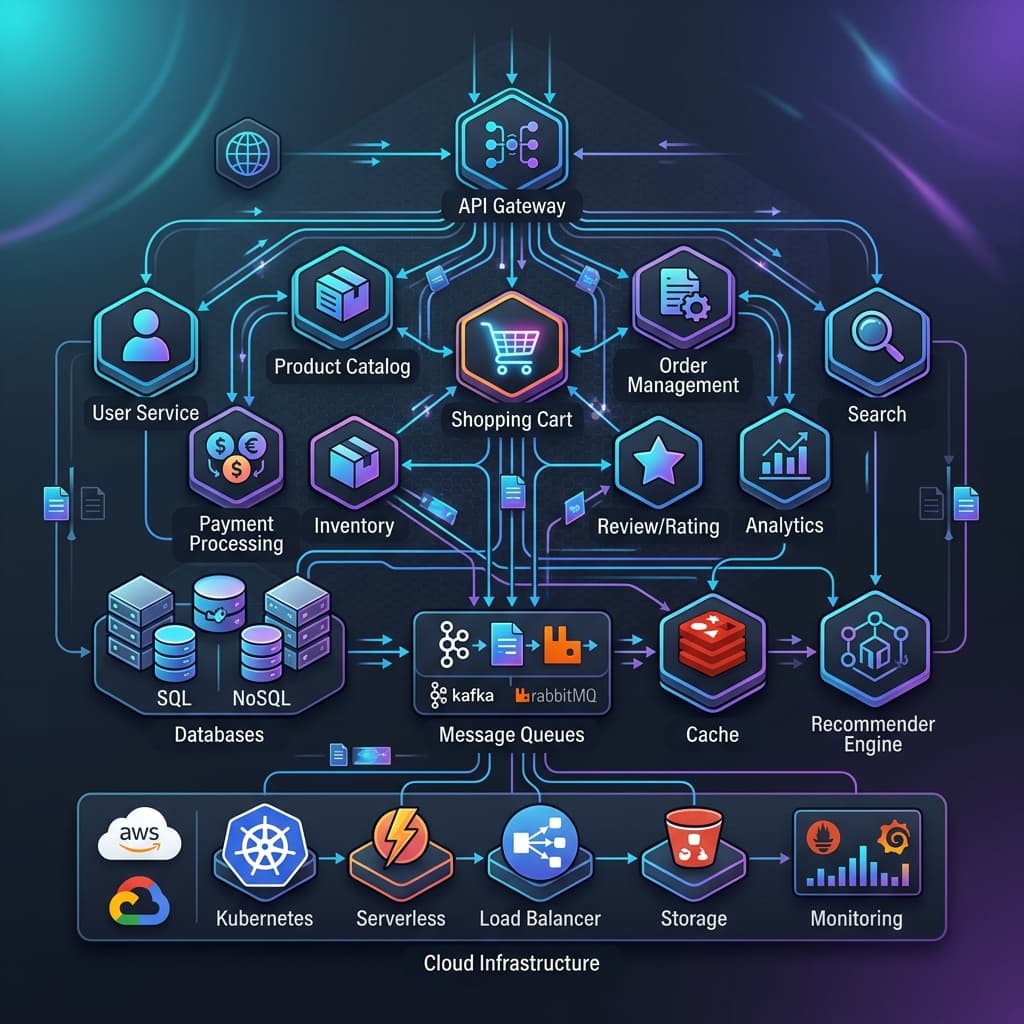 E-Commerce Platform (Amazon, eBay)