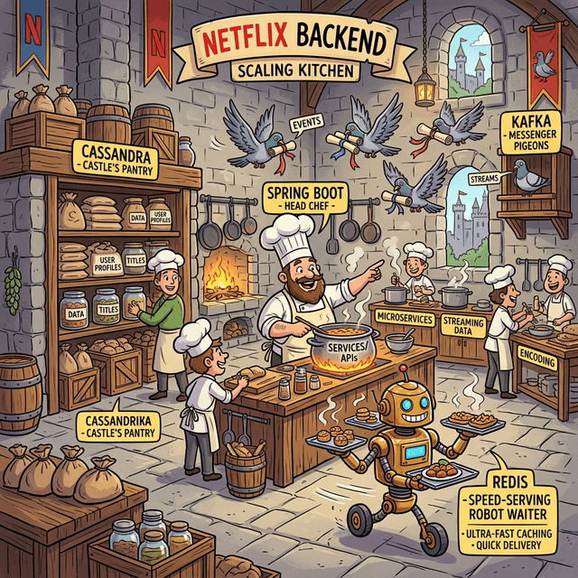 Netflix Backend — The Medieval Kitchen of Microservices