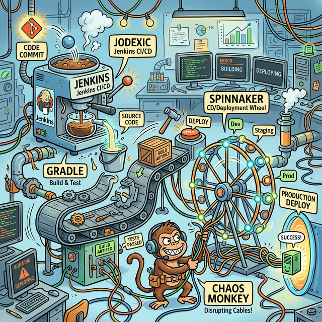 Netflix CI/CD Pipeline — The Beautiful Chaos Machine